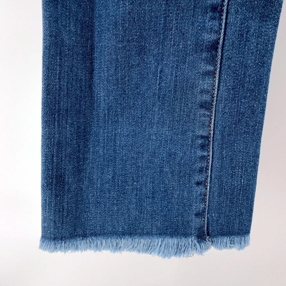 Veronica Beard Carly Skinny Jeans Womens Size 23 Sunrise Blue‎ Frayed Hem NWT